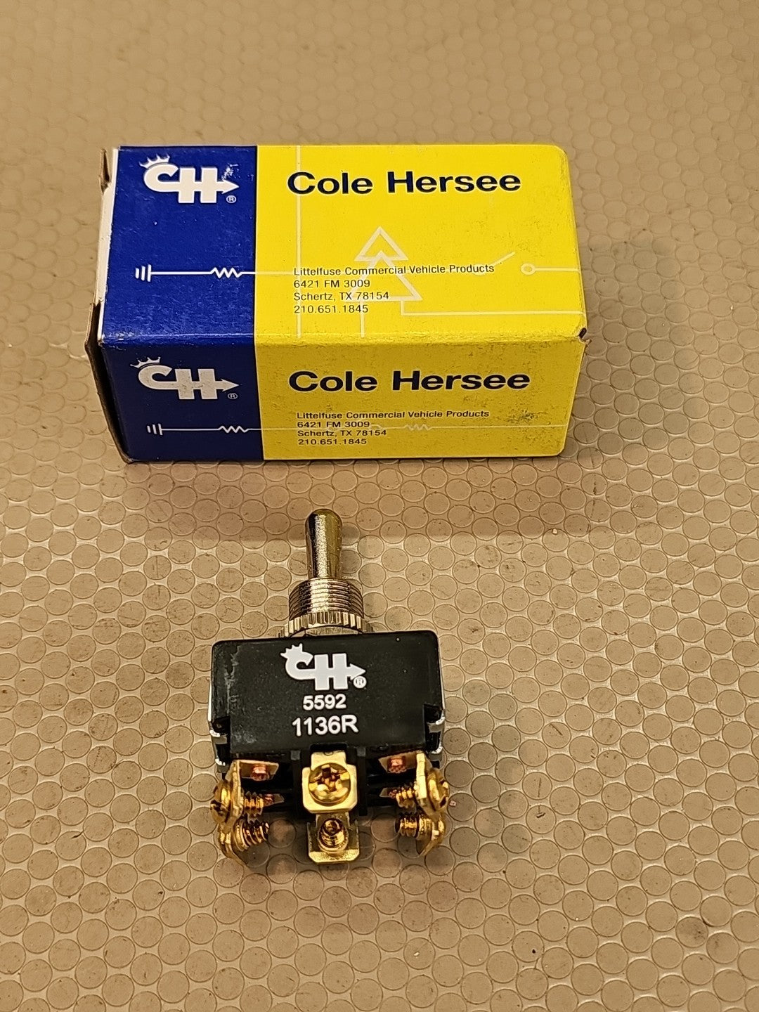 B38 Cole Hersee 5592-BX 3-Pos Toggle Switch OEM New Factory Boat Parts