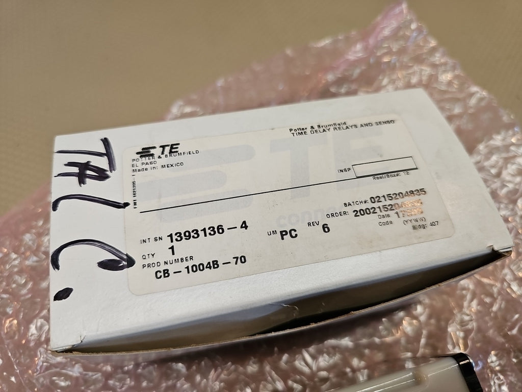 NEW Potter & Brumfield CB-1004B-70 Time Delay Relay
