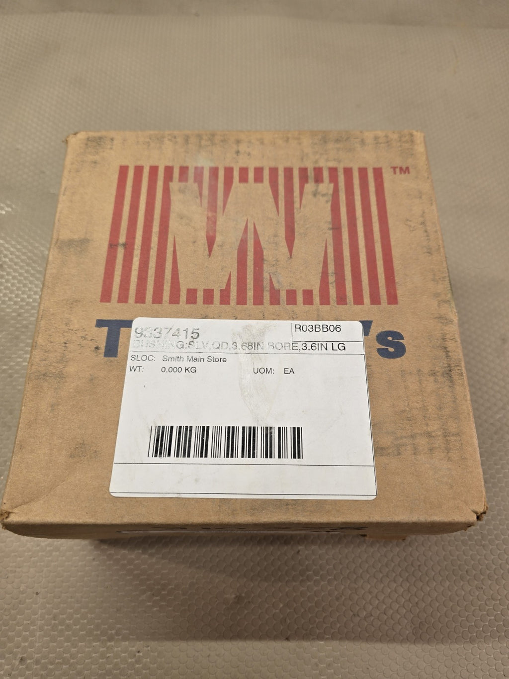 TB Wood's F31116 F-Series Sure-Grip QD Bushing 3-11/16" Bore DI NEW