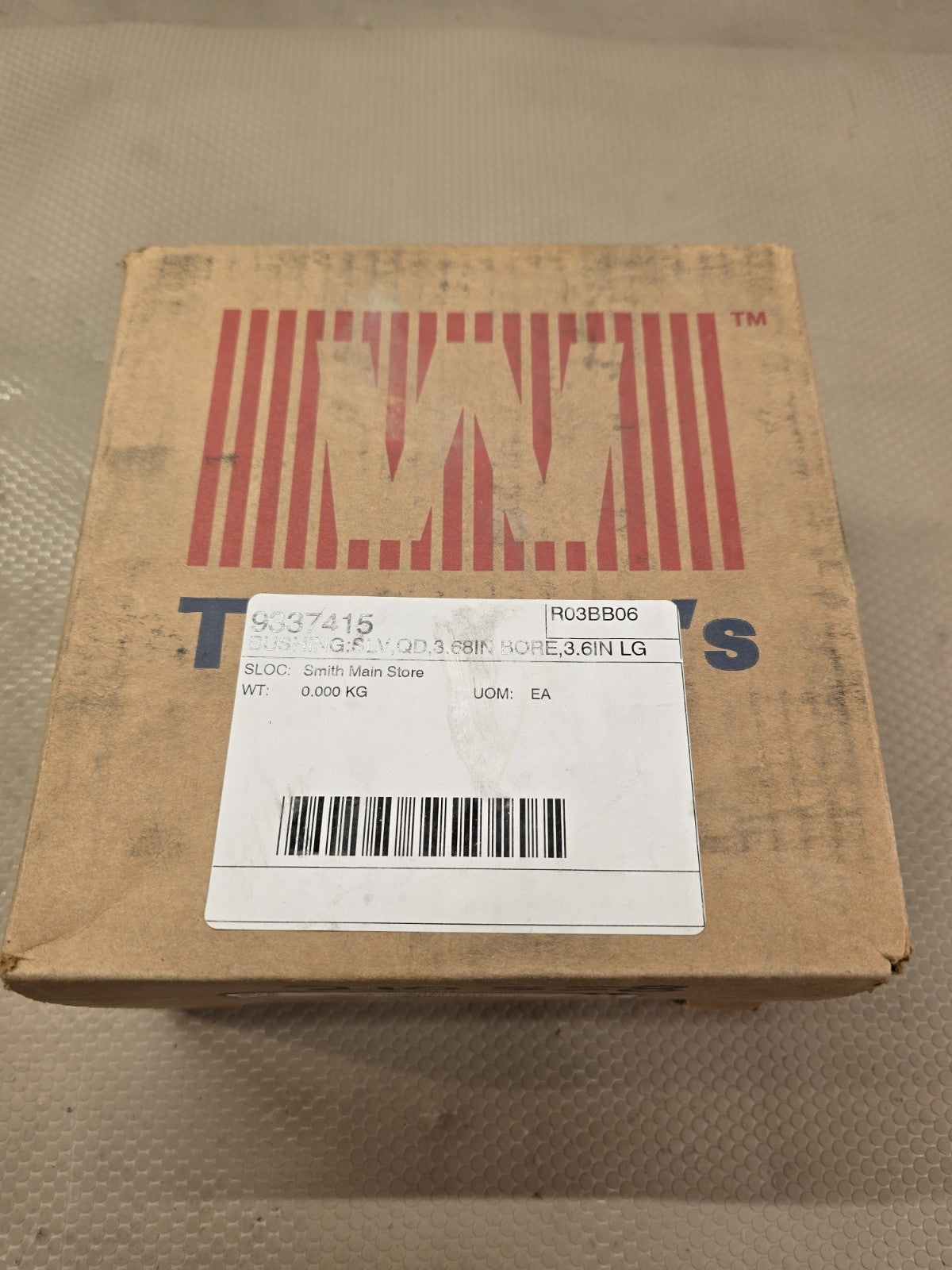 TB Wood's F31116 F-Series Sure-Grip QD Bushing 3-11/16" Bore DI NEW