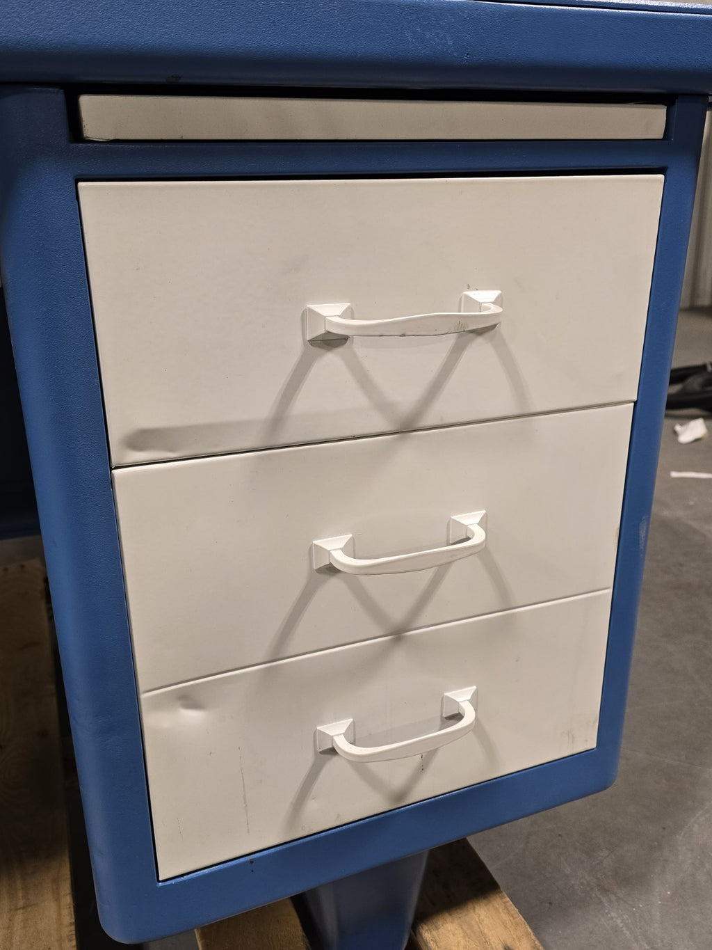 Cole Steel Vintage Mid Century Modern Tanker Desk Clean Original