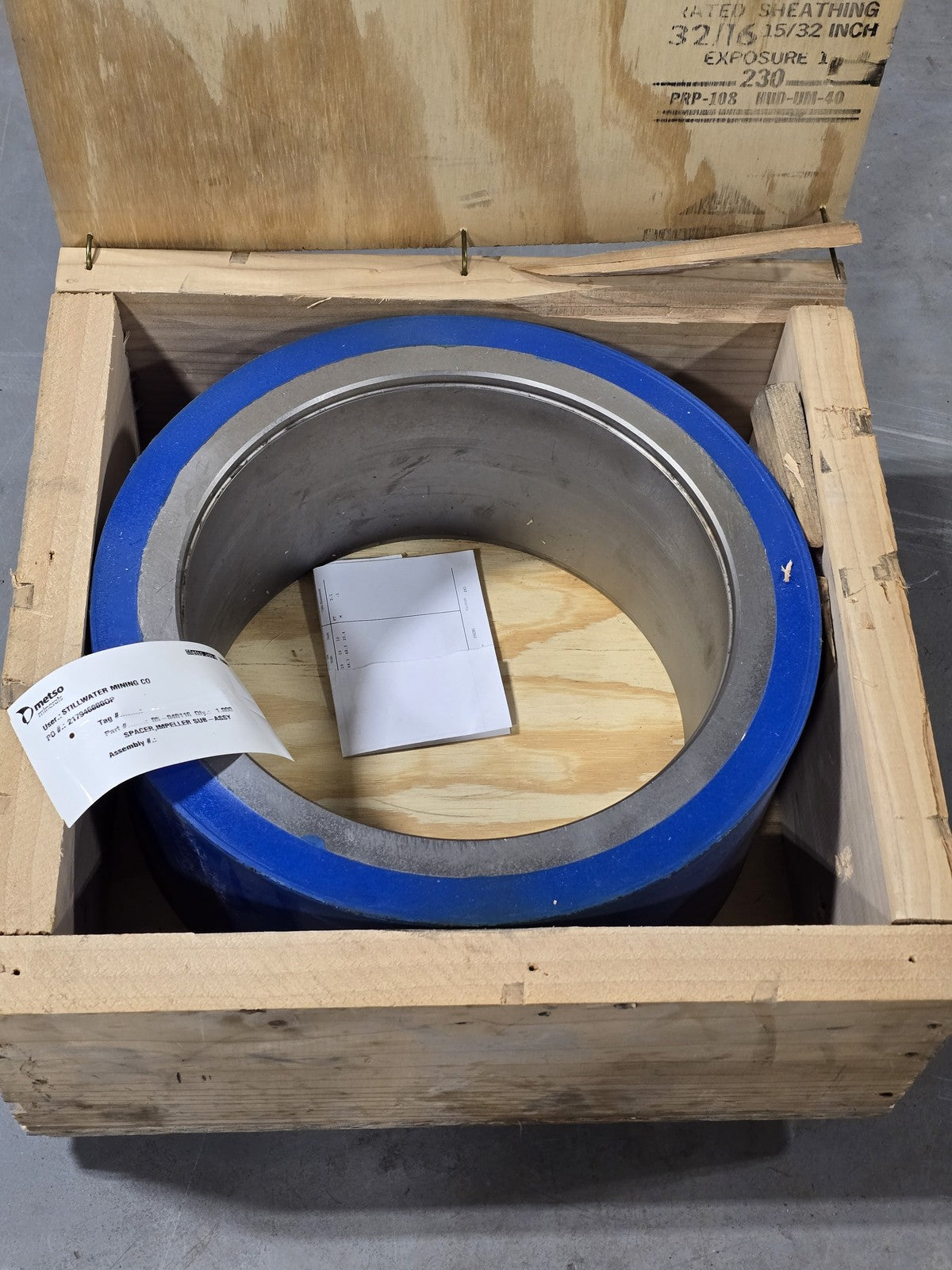 Metso 05-040116 Spacer Impeller Sub-Assembly Slurry Pump Part New OEM