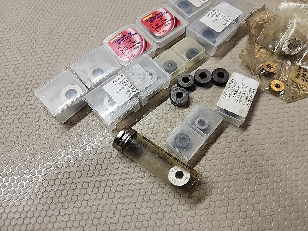 Accutrax / Mixed Machinist Knurling Wheels For Lathe Turning Tools Most Unused