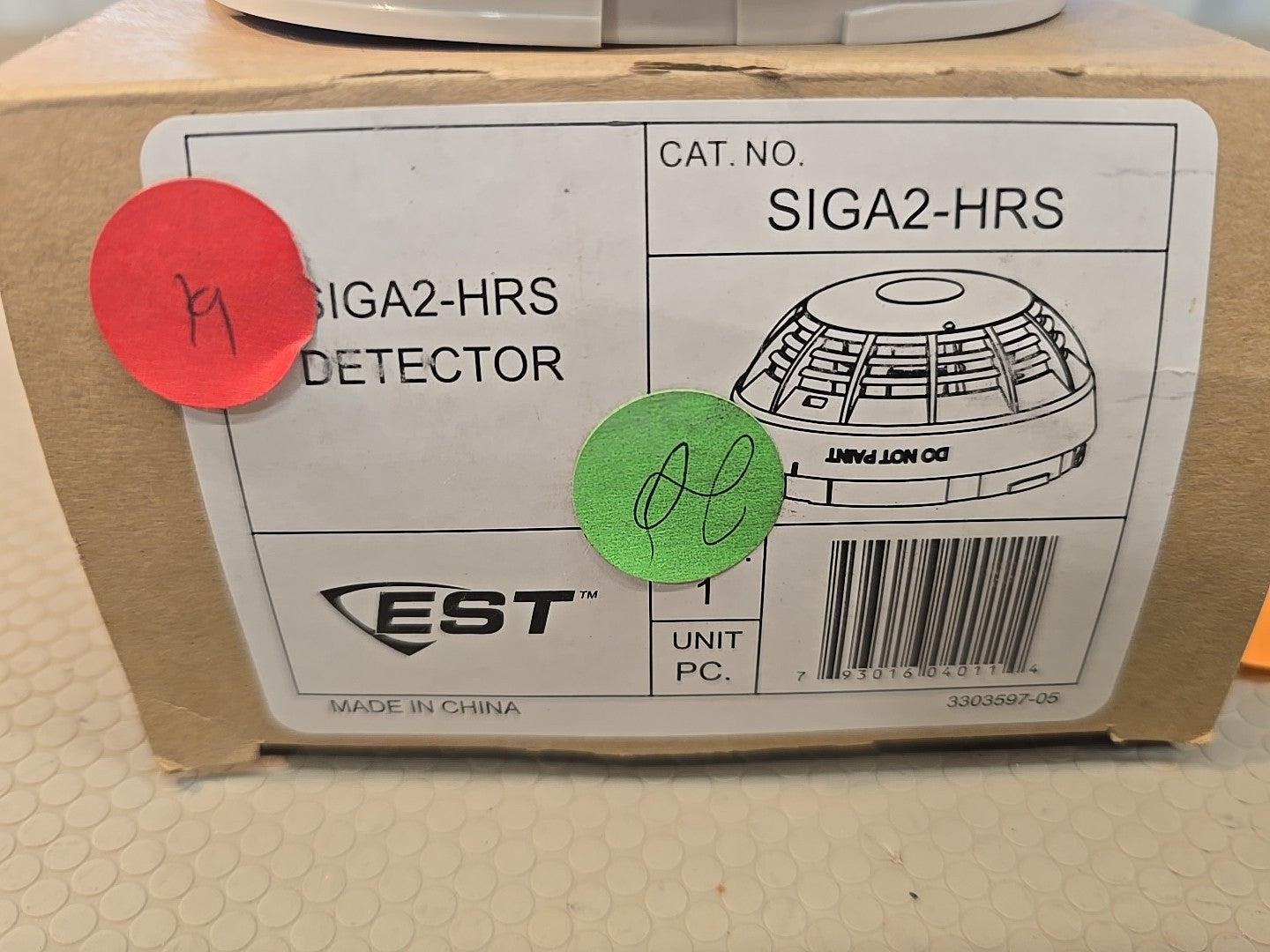Edwards SIGA2-HRS Heat Detector, New, Discontinued Model . 
