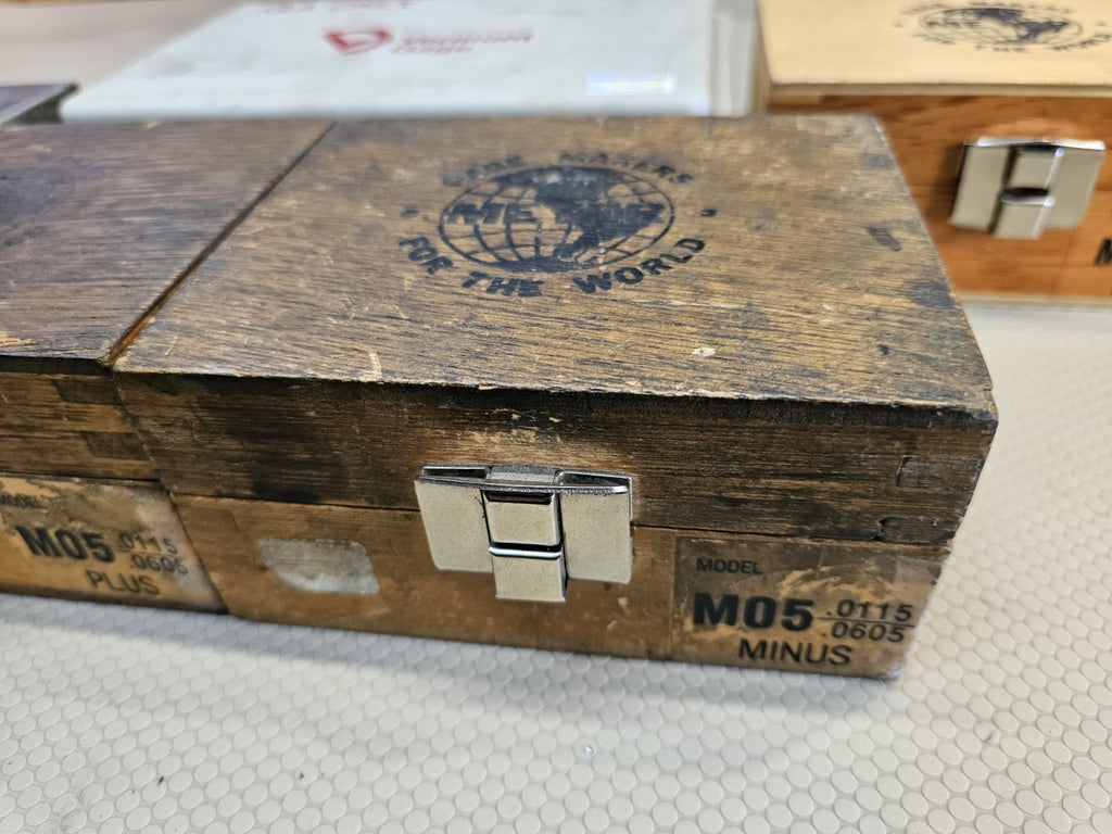 6x! Vermont /DoALL Meyer M-0 Plus & Minus Pin Gage Set 6 Partial sets USA 