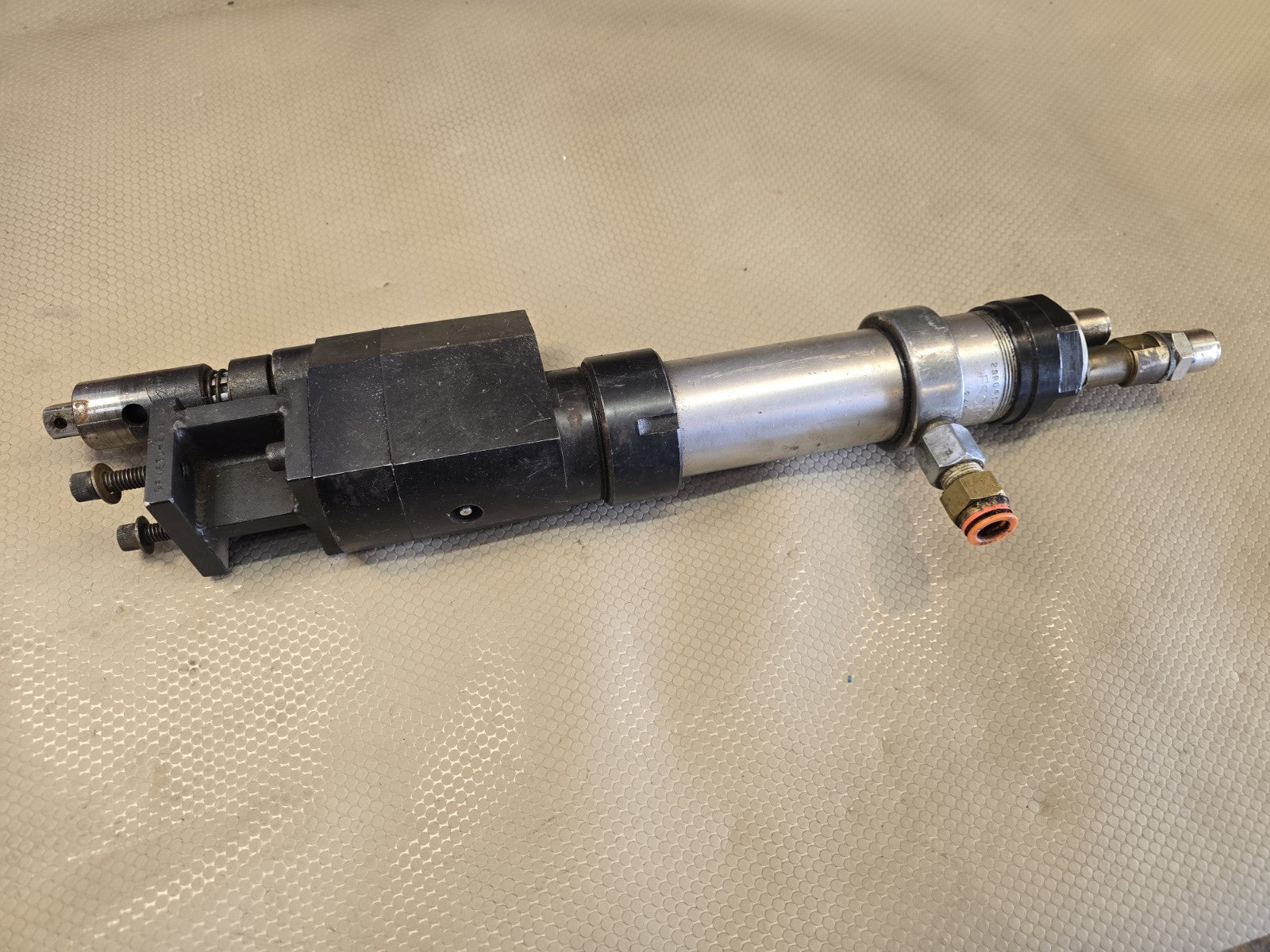 2 Spindle Twin Head, Ingersoll Rand Desouttep Par-A-Matic Self Feed Drill