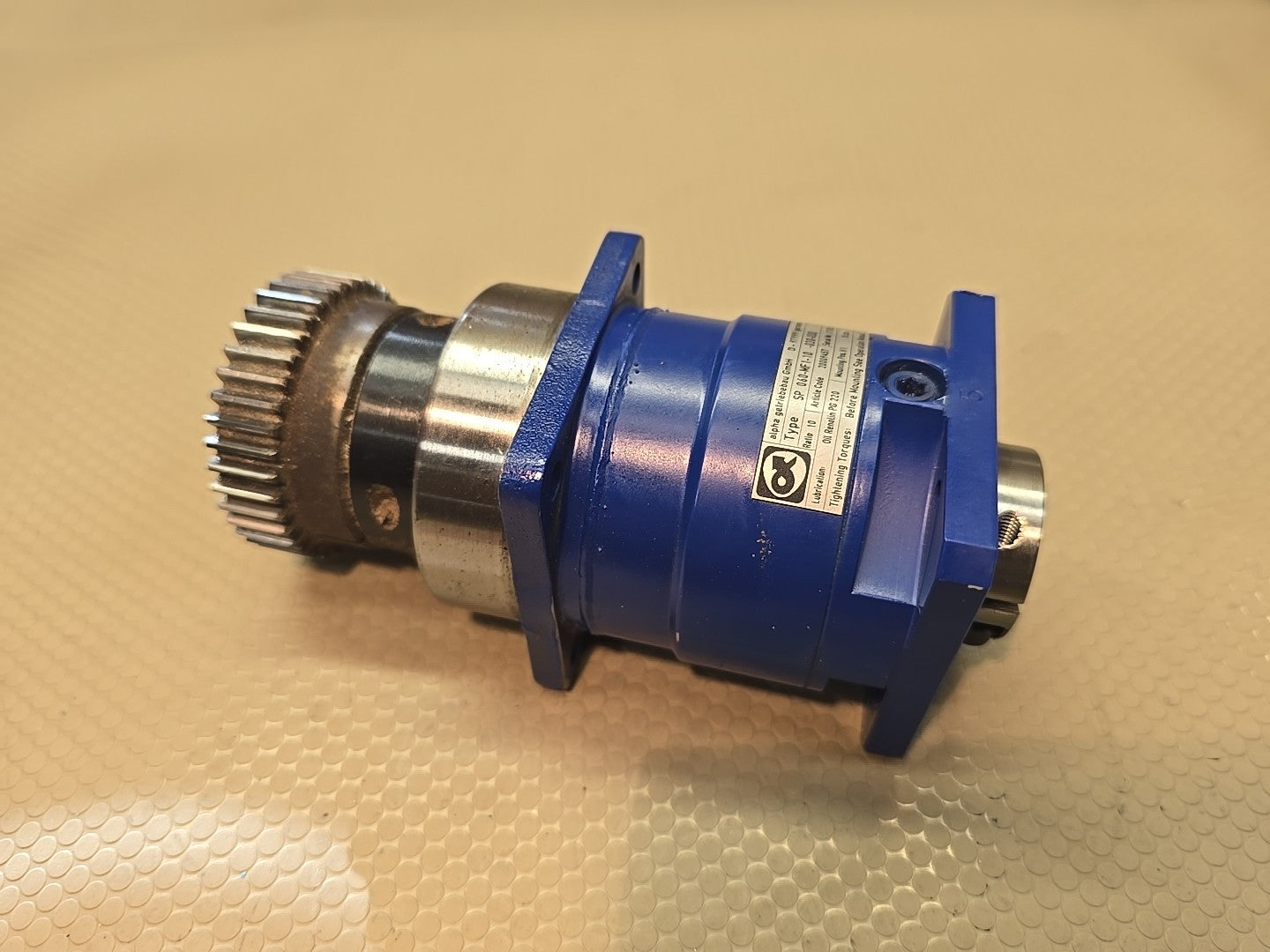 Wittenstein alpha SP 060-MF1-10 Servo Motor Gearhead Ratio 10