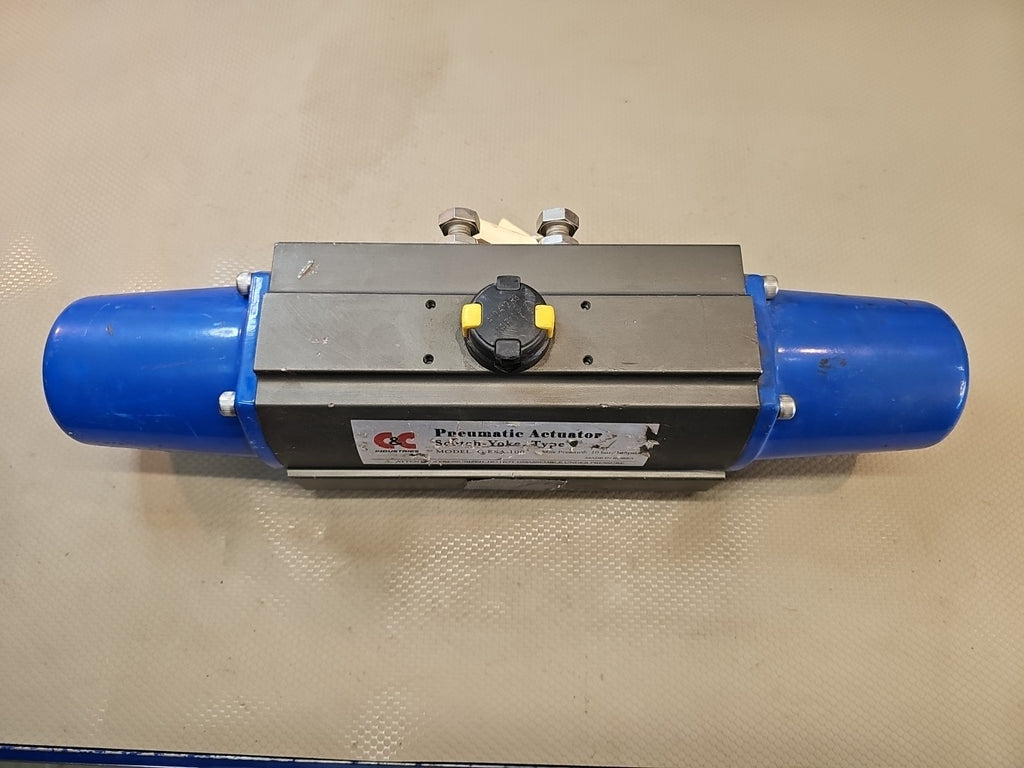 C&C Pneumatic Scotch Yoke Pneumatic Actuator 10 bar 145 PSI G ESA-100 $1200 MSRP