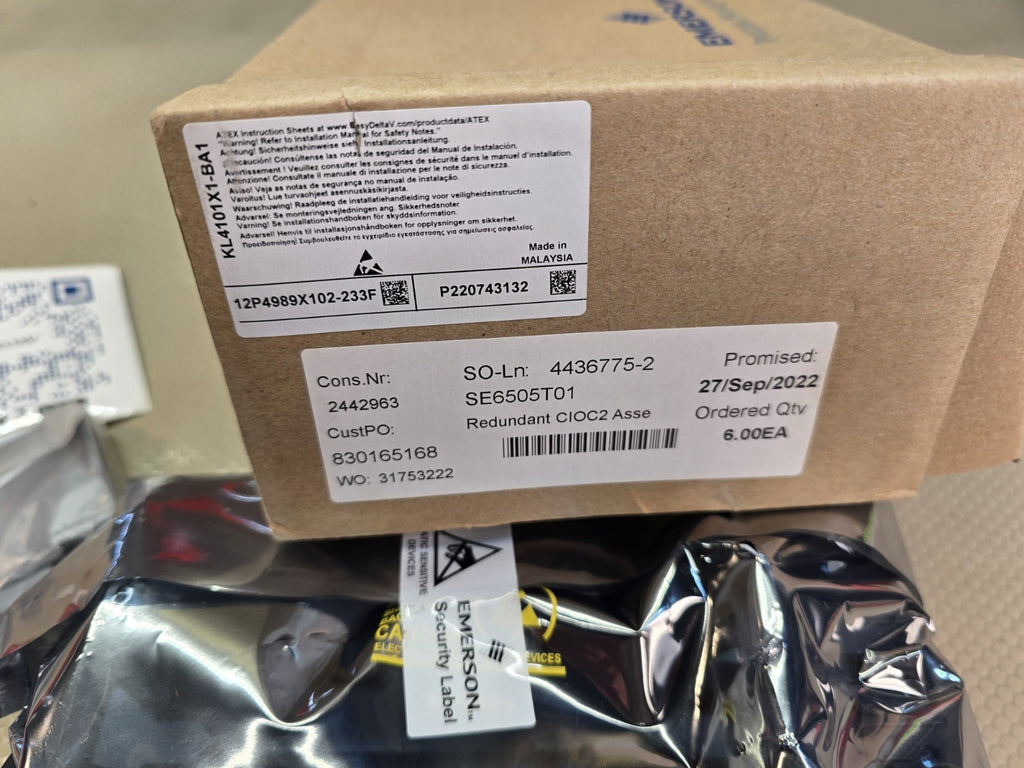 Emerson KL4101X1-BA1 DeltaV CHARM I/O Card Carrier Module *New & Sealed*