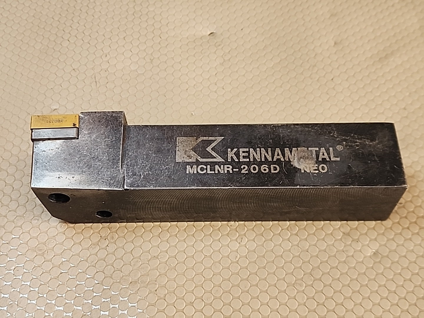 KENNAMETAL 1-1/4" INDEXABLE INSERT LATHE TOOLHOLDER - #MCLNR-206D
