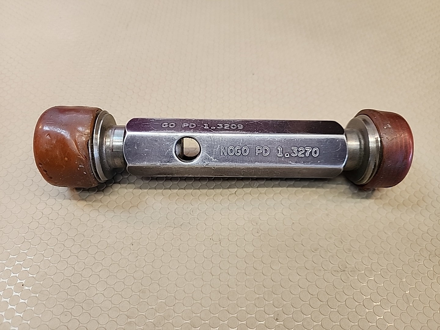 1-3/8” - 12 UNF 3B THREAD GAGE GO 1.3209 No Go 1.3270 Machinist Tool Maker