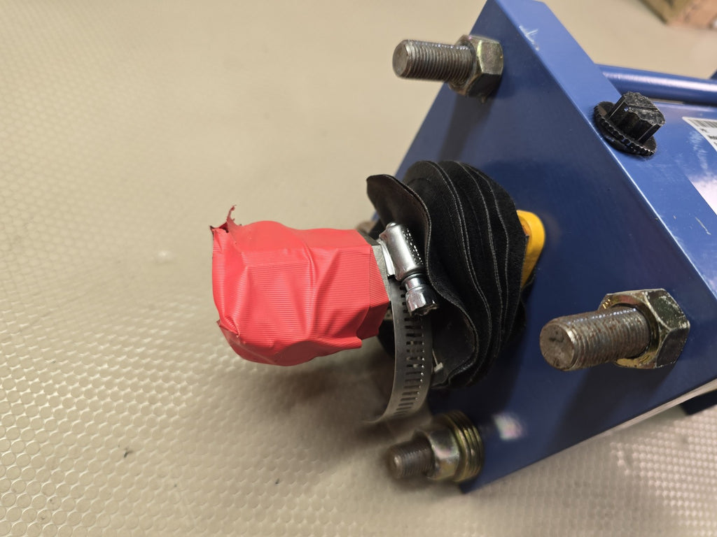 Parker 5.00 TBEVE 150 Psi Pneumatic Cylinder Actuator TG-AC1-3 Knife Gate Valve 
