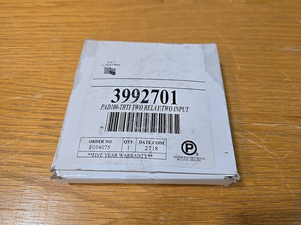 POTTER PAD100-TRTI 3992701 NEW