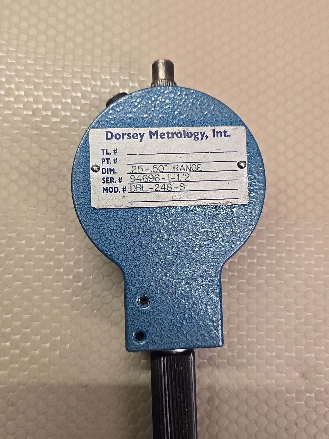 Dorsey DBL 248-S Dial Bore Gauge .25-.50" Indicator 