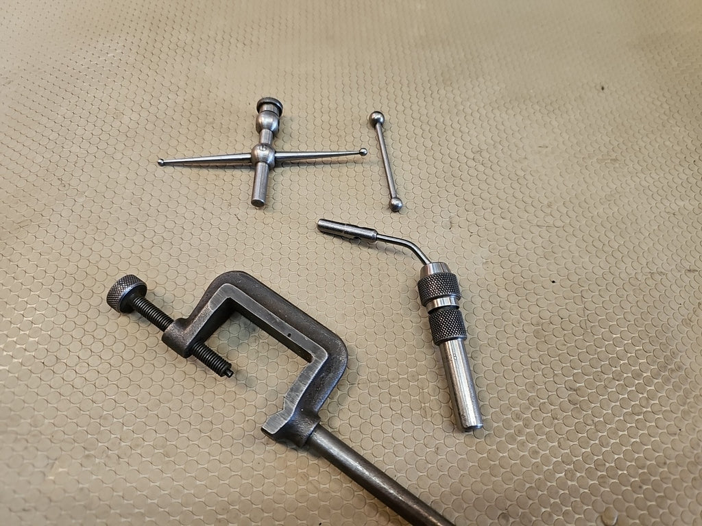 STARRETT 828 Wiggler Center Finder Set With Extras! Made in USA