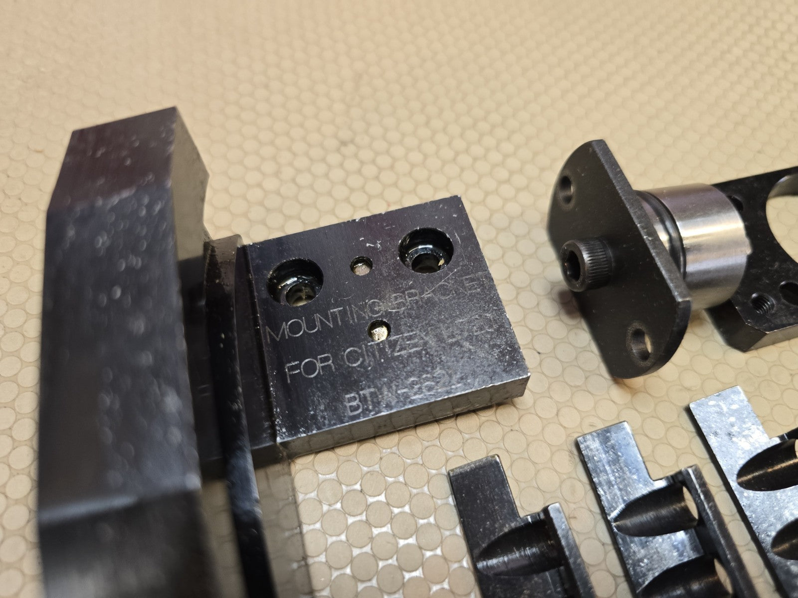 CITIZEN LATHE BTW-282 Mounting Bracket & Other Citizen OEM Parts