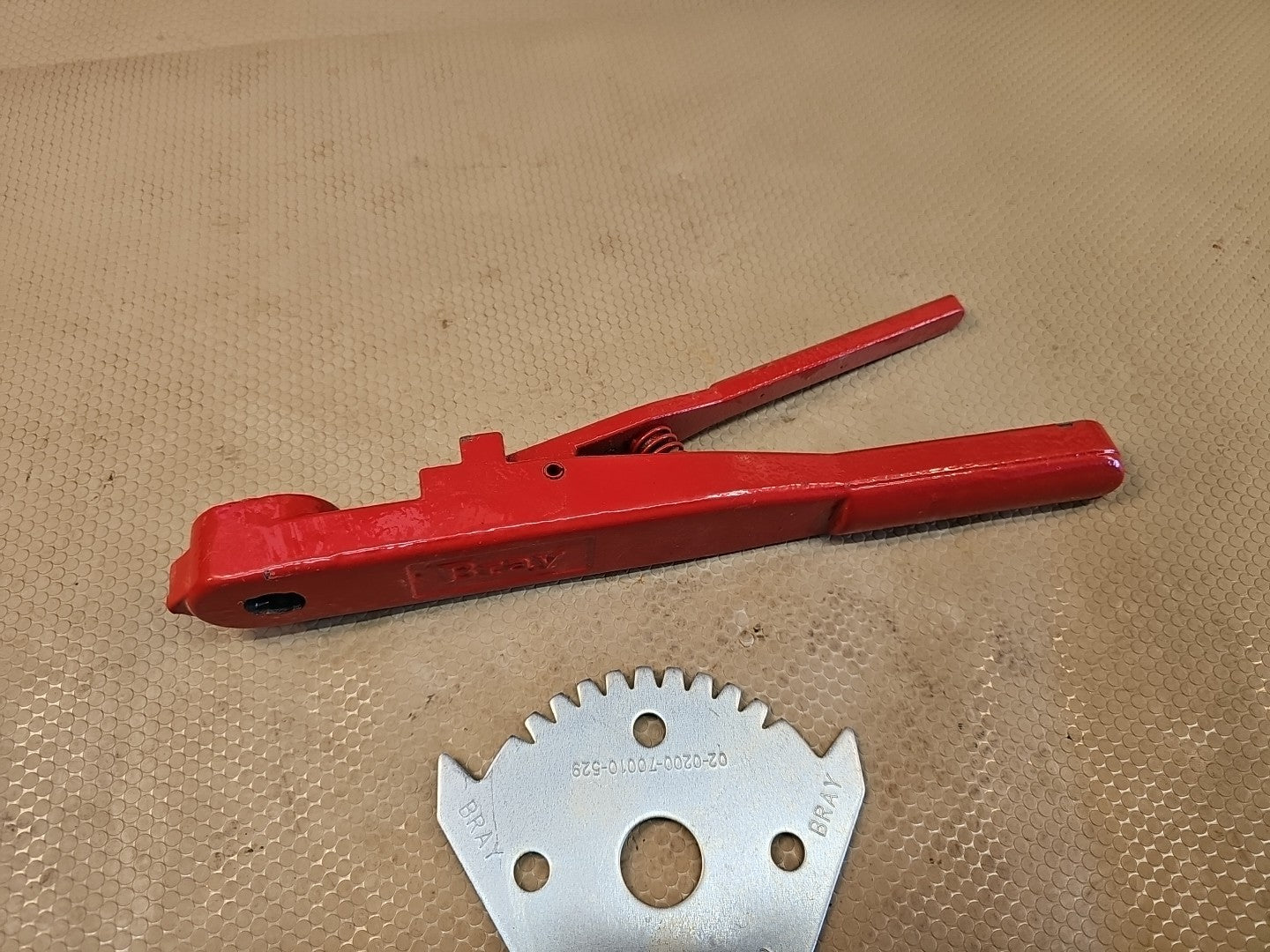 Bray Valve Lever Red Butterfly Valve Leaver