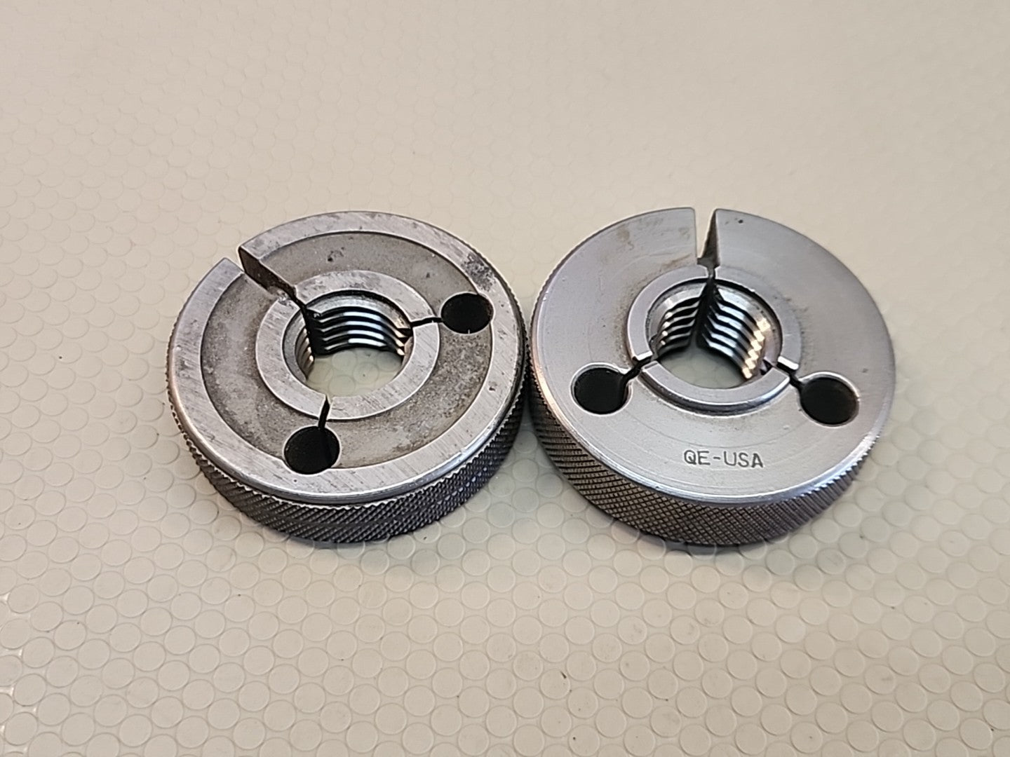 3/4 10 UNC 5 THREAD RING GAGES GO NO GO P.D.'S = .6850 & .6806 REGAL USA