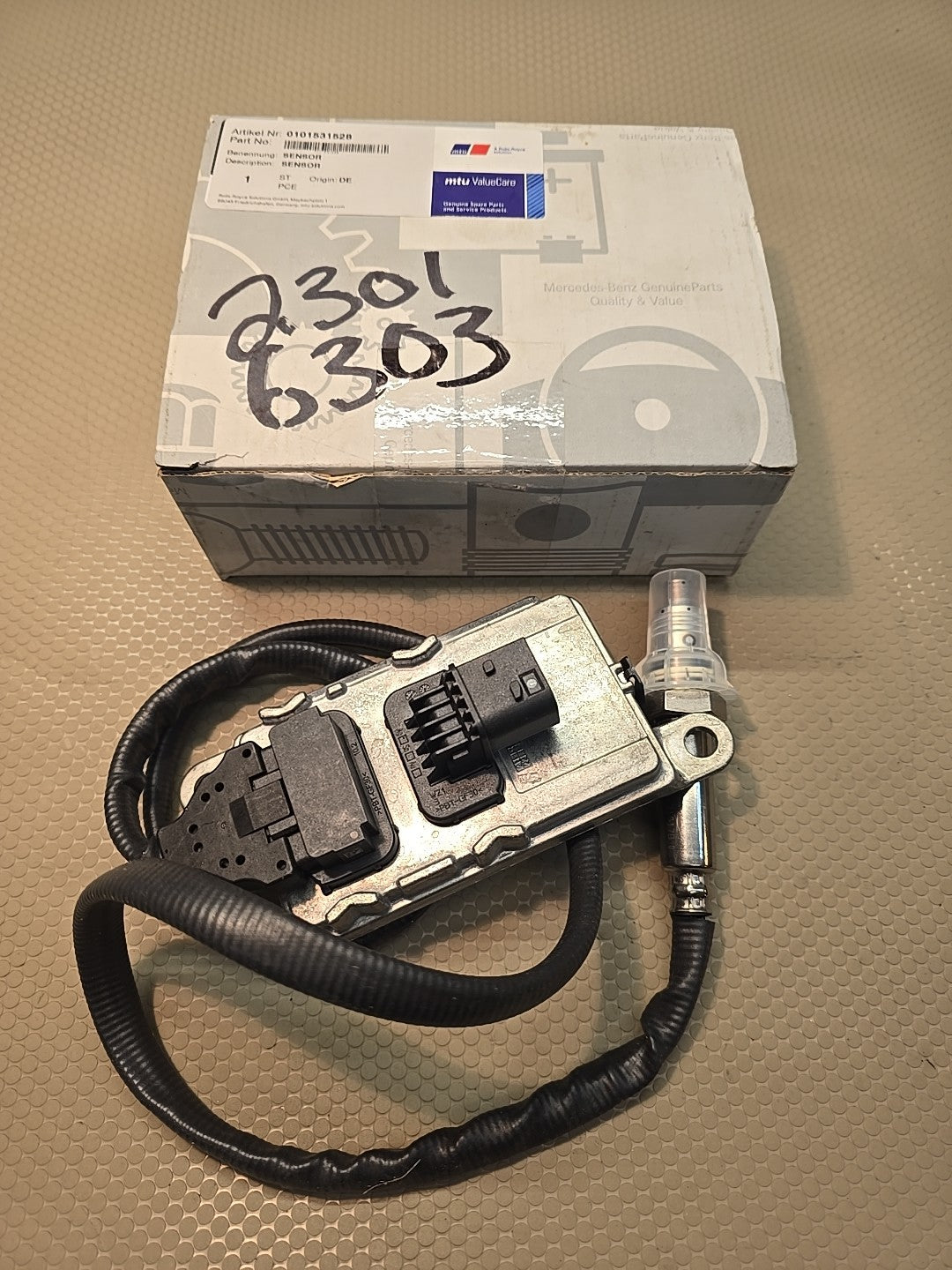 OEM Mercedes-Benz NOx Sensor A0101531528 5WK97330A Nitrogen Oxide Sensor New