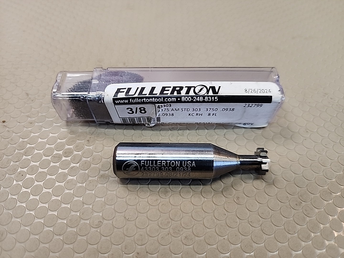 FULLERTON 43303  KEYSEAT CUTTER, 3/8" 2.0938 NEW