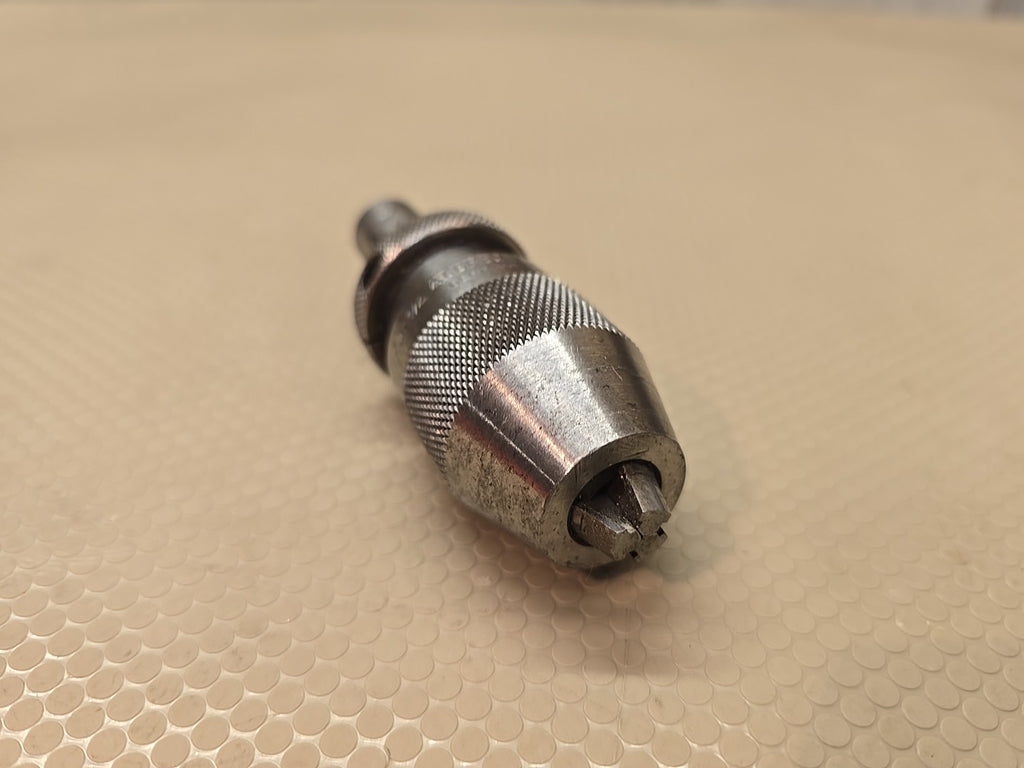 ALBRECHT KEYLESS DRILL CHUCK 0 -1/4" CAP W/ 1/2 SHANK &J1 MOUNT