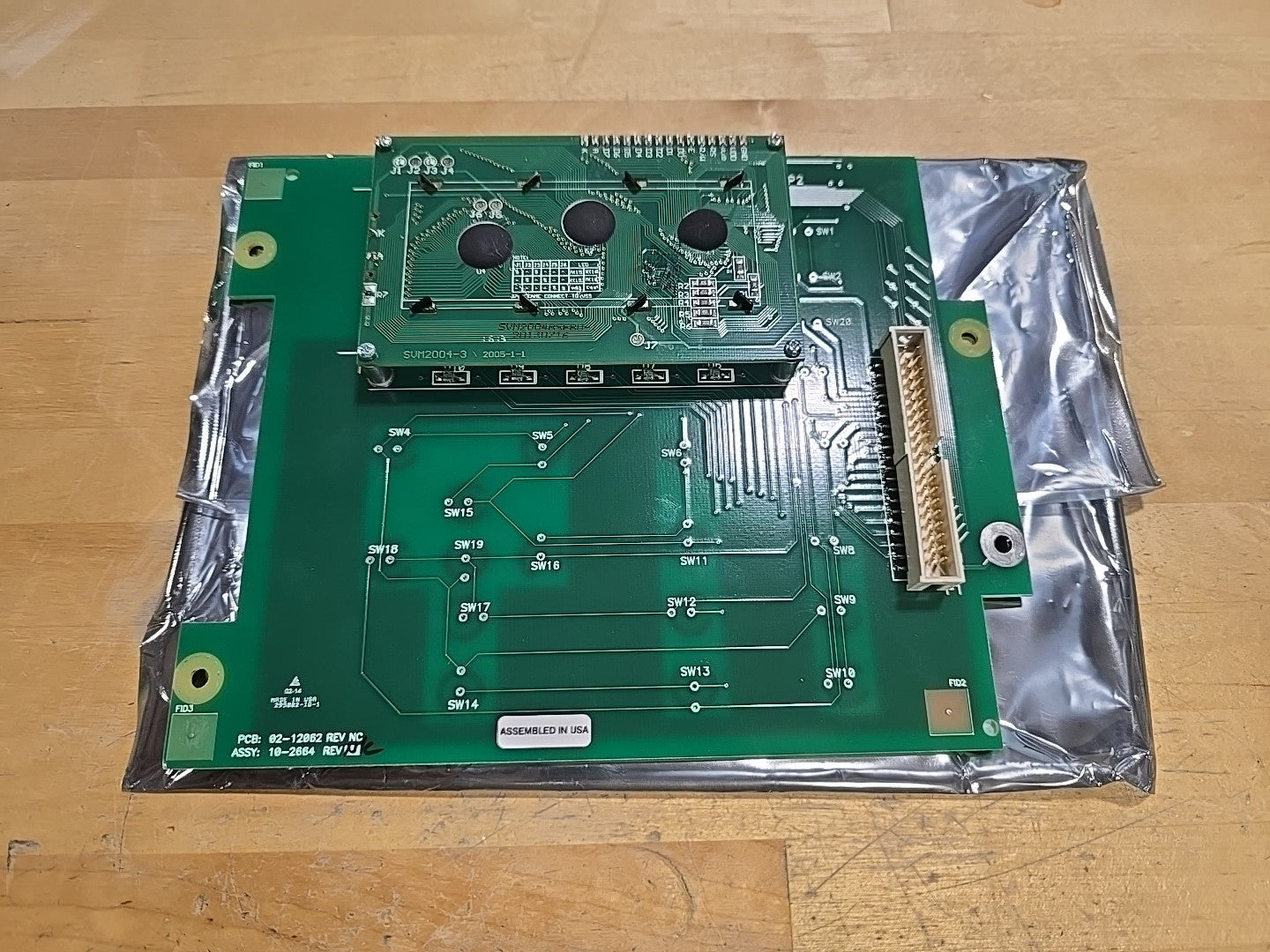 Fike CyberCat Fire Alarm Control Panel Display Interface Module 10-2664 02-12062