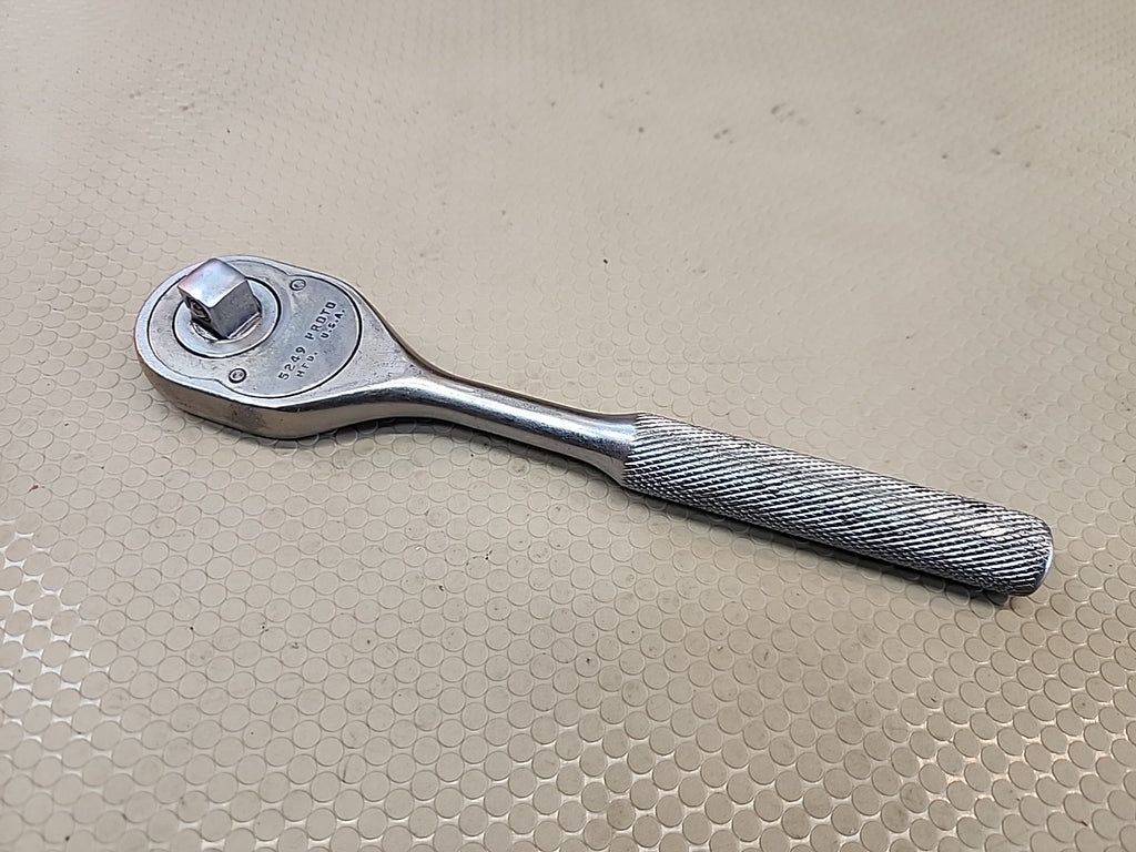 Proto Professional 3/8" Drive Pear Head Ratchet 5249 Made in USA *CLEAN*