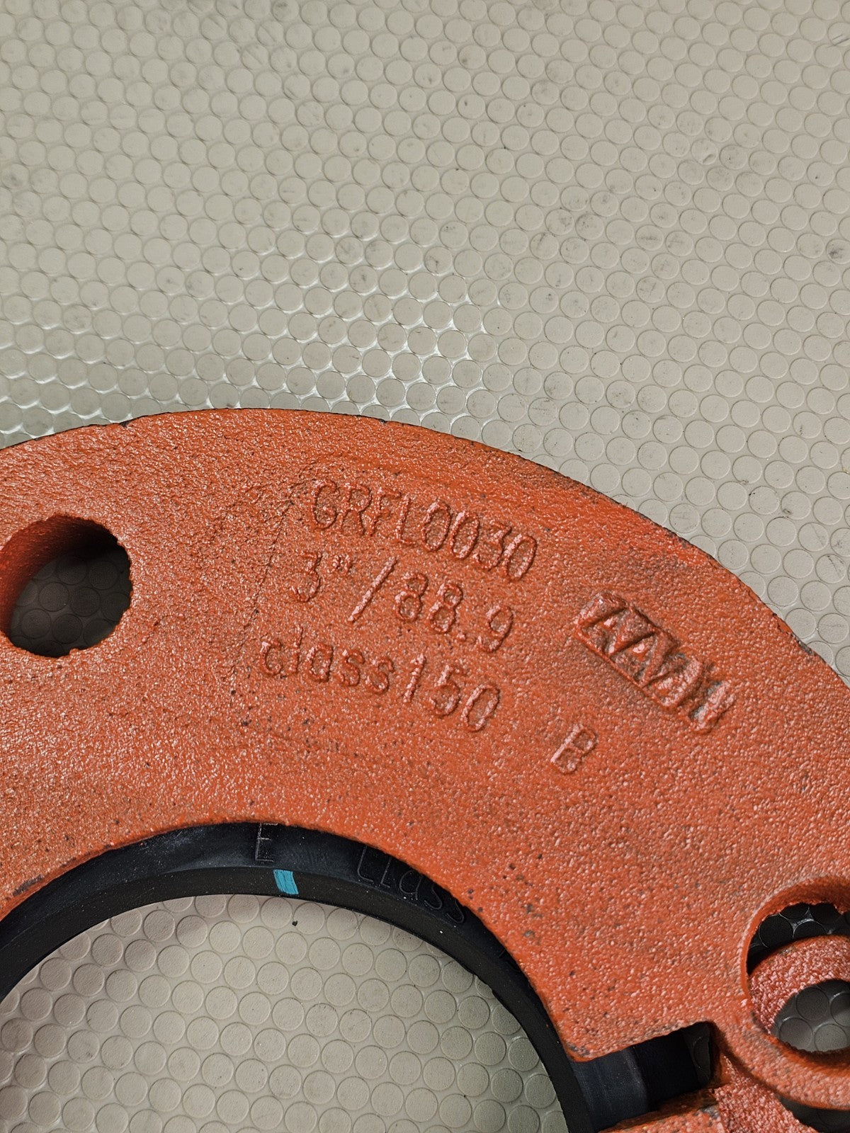 NCI GRFL0030 3" Class 150 Grooved Pipe Flange Adapter Coupling