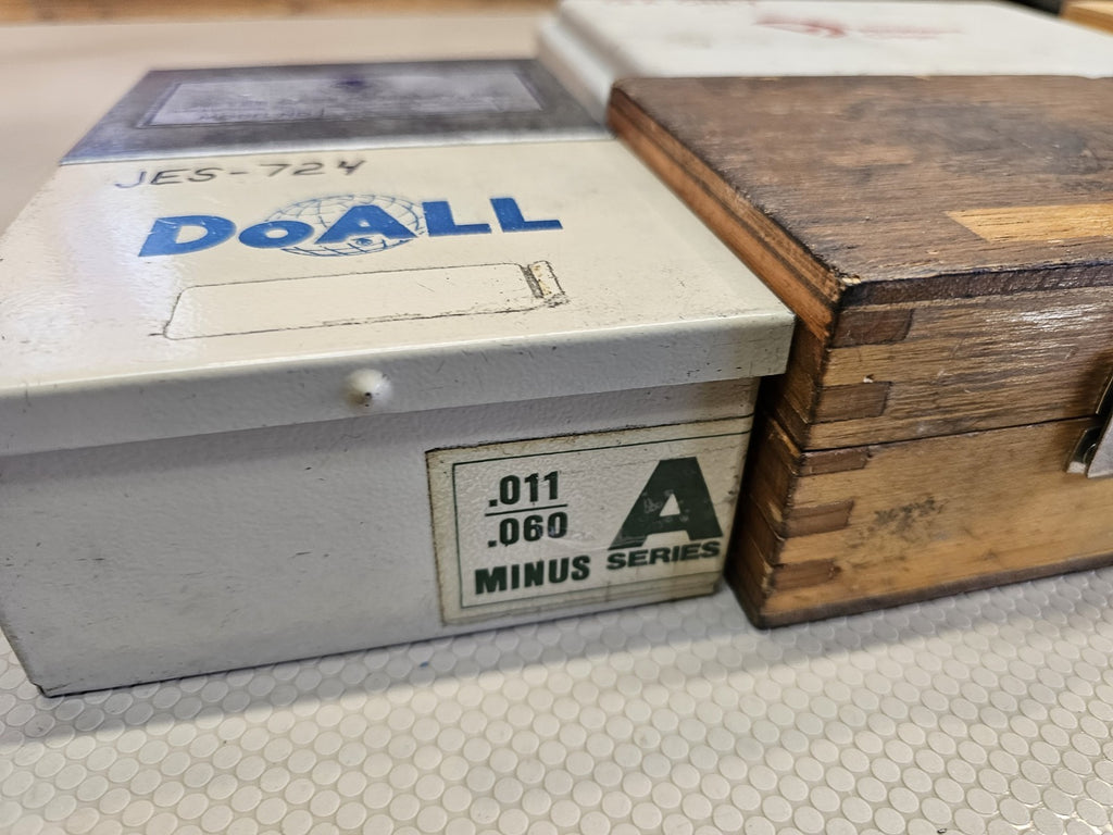 6x! Vermont /DoALL Meyer M-0 Plus & Minus Pin Gage Set 6 Partial sets USA 