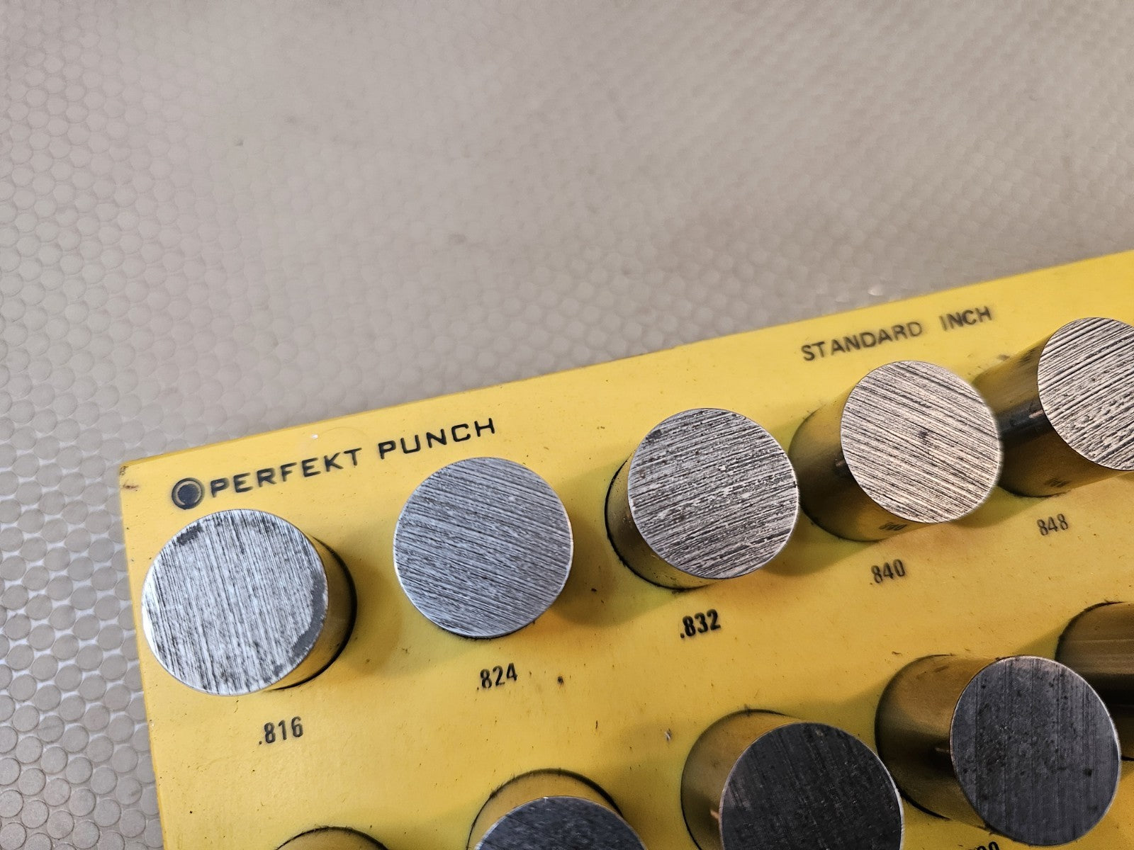Pin Gauge Perfekt Punch 0.809 to 0.872 LARGE Machinist 