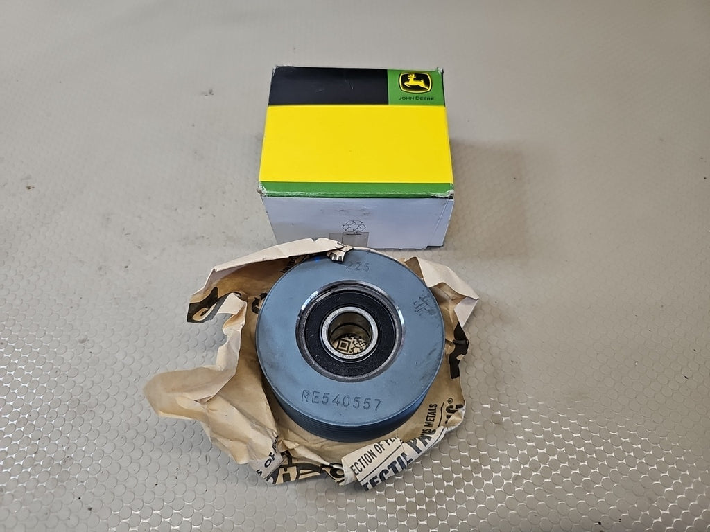 John Deere Idler Pulley Genuine OEMRE5405574045 6068 6090 Engine 7200R 7215R 