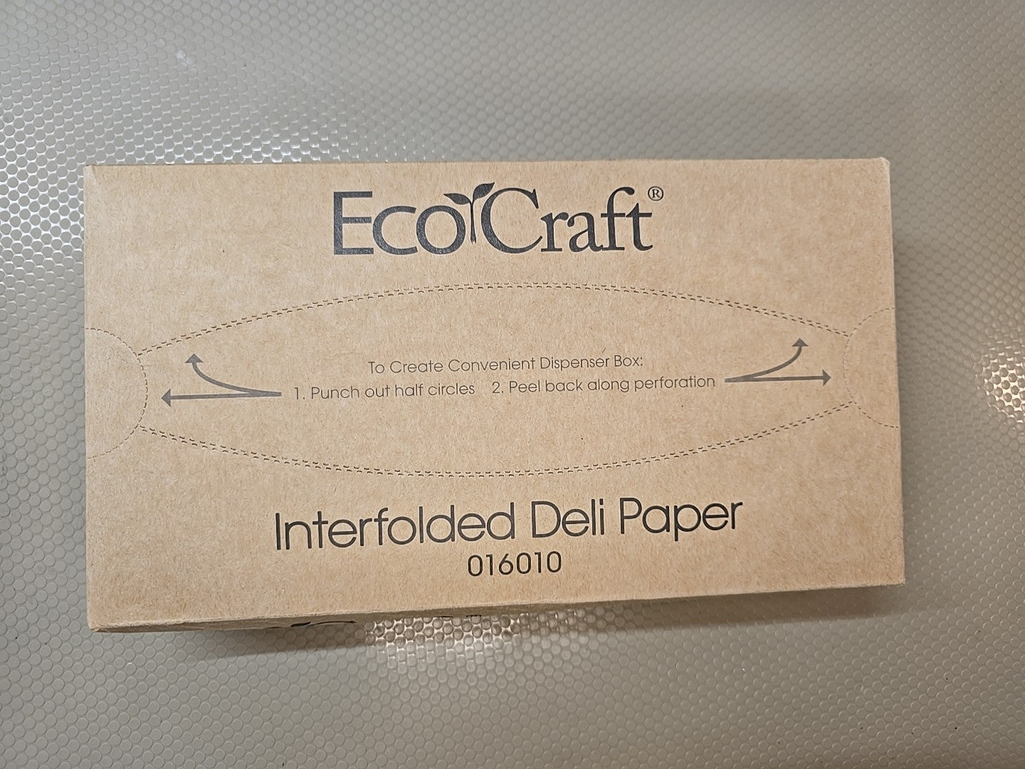 EcoCraft Inter-folded Unbleached Brown Deli Paper 016015 15”x 10.75” 500ct *BULK