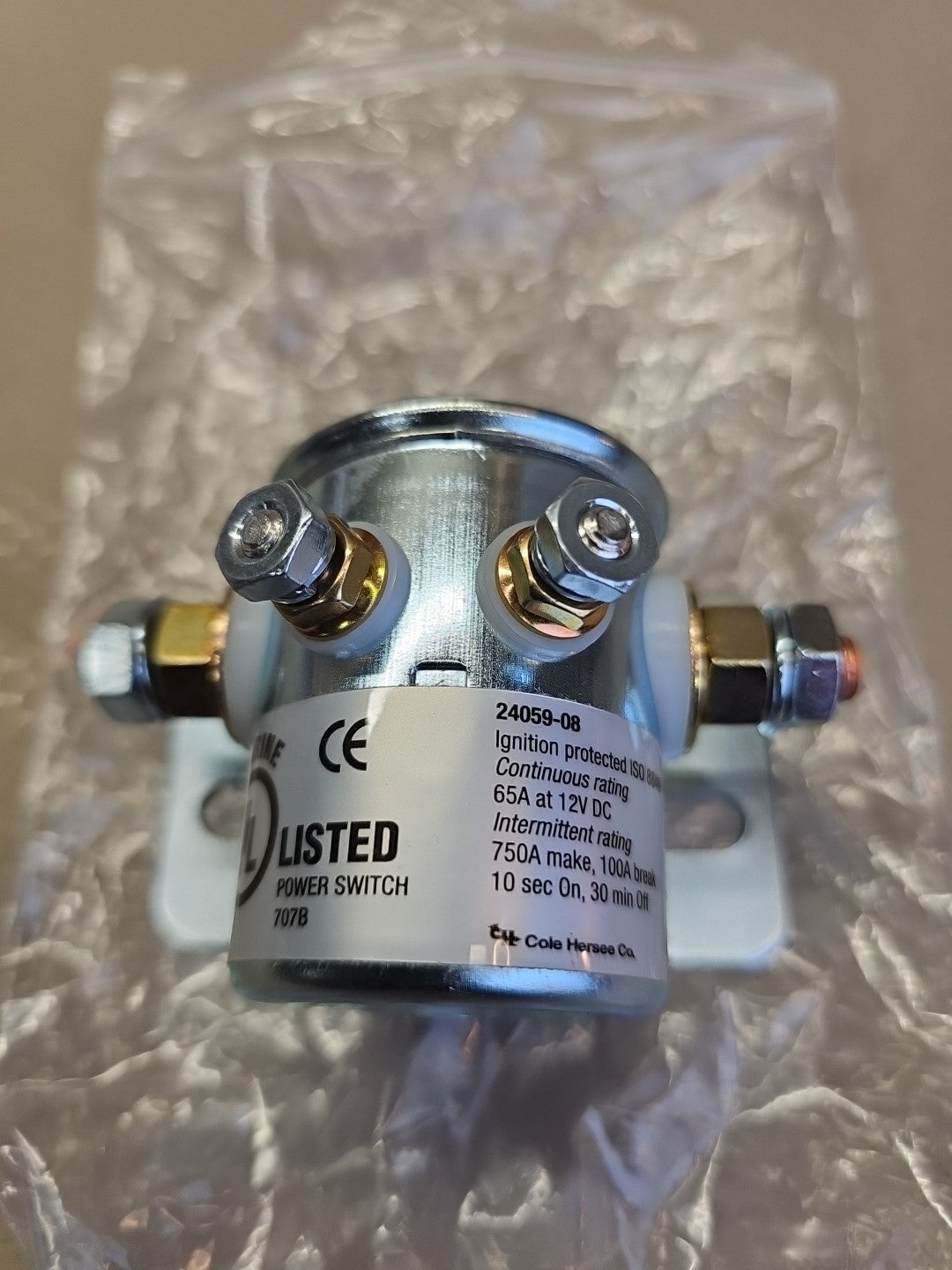 Cole Hersee Solenoid Replacement 12V 350M Surge Amps  24059-08 NEW