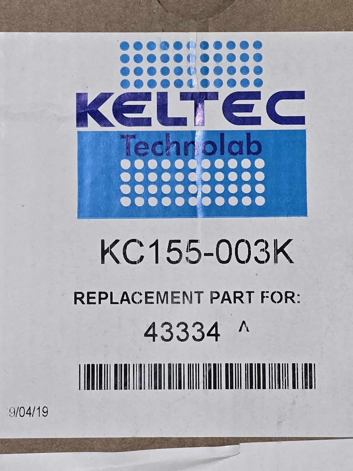 KELTEC KC155-003K Air Filter Element for Industrial Air Compressors 43334 A