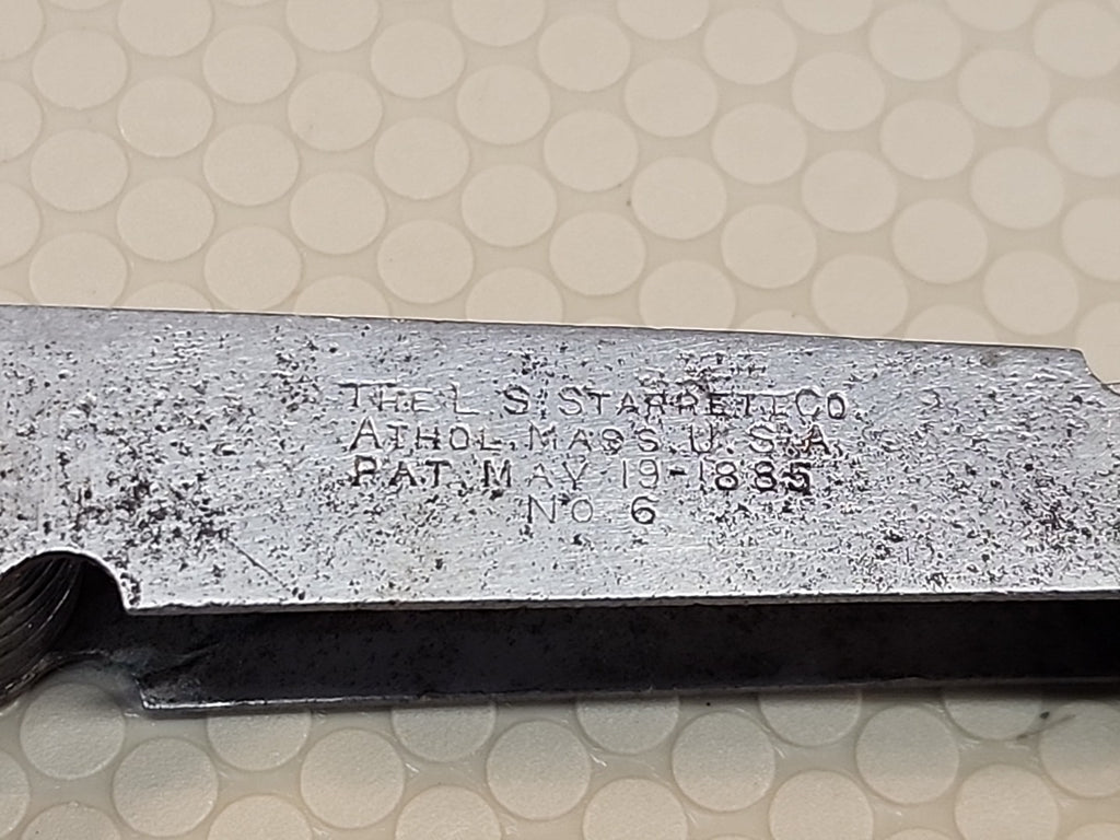 LS STARRETT CO ATHOL MASS NO. 6 SCREW PITCH GAGE 