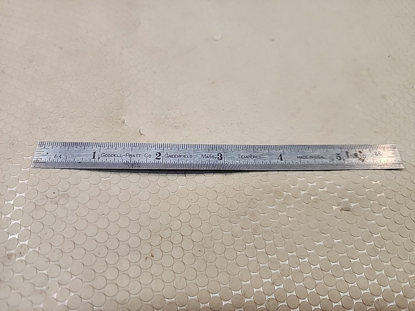 Goodell-Pratt Co. Vintage Machinist's Ruler No. 10