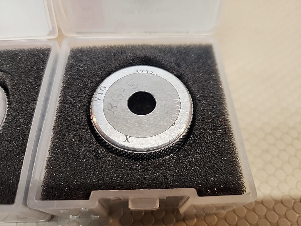 Vermont Gage .3731 GO/.3723 NO-GO SET Ring Gauge Bore Ring Set