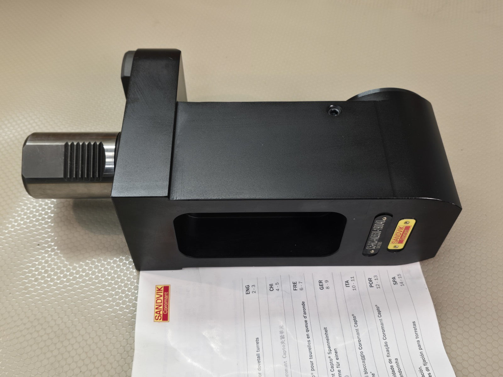 NEW Sandvik C5-RCI-MZ630-190040 Mori Seiki VDI 40 Radial Capto Profiling Holder