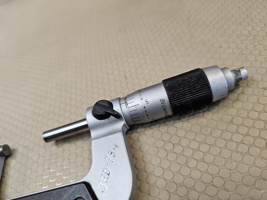 Brown And Sharpe Outside Micrometer, 1"-2", .0001