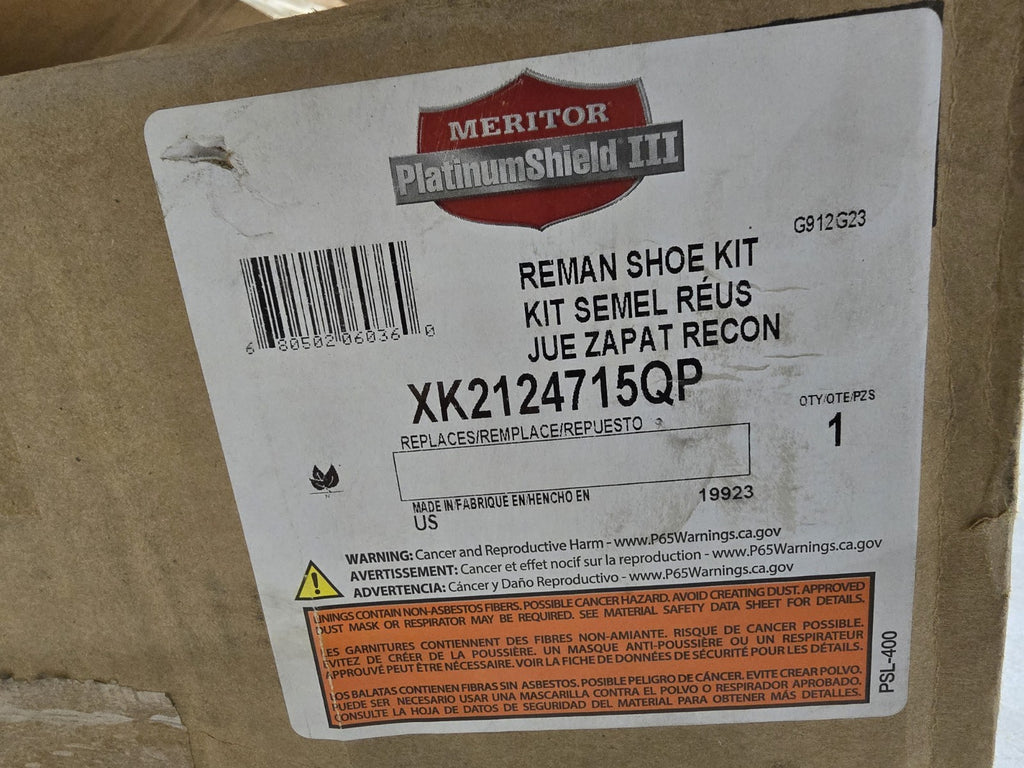 NEW Meritor XSMA2124715QP Brake Shoe Kit