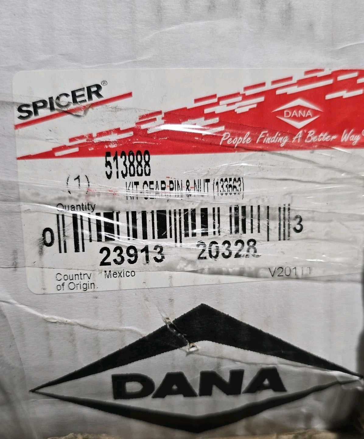 DANA SPICER 513888 D170 D190 3.91 RATIO RING AND PINION GEAR SET GEARS OEM