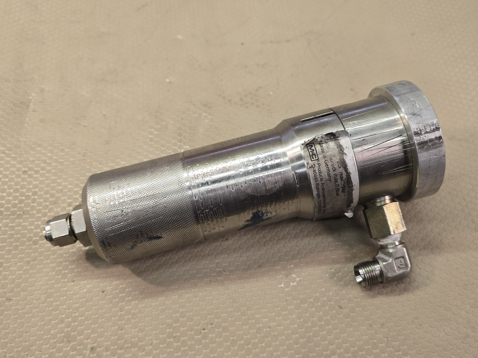 M&C 02F2000 Universal Gas Filter FT-2T-D Pneumatic Line Condensate Removal