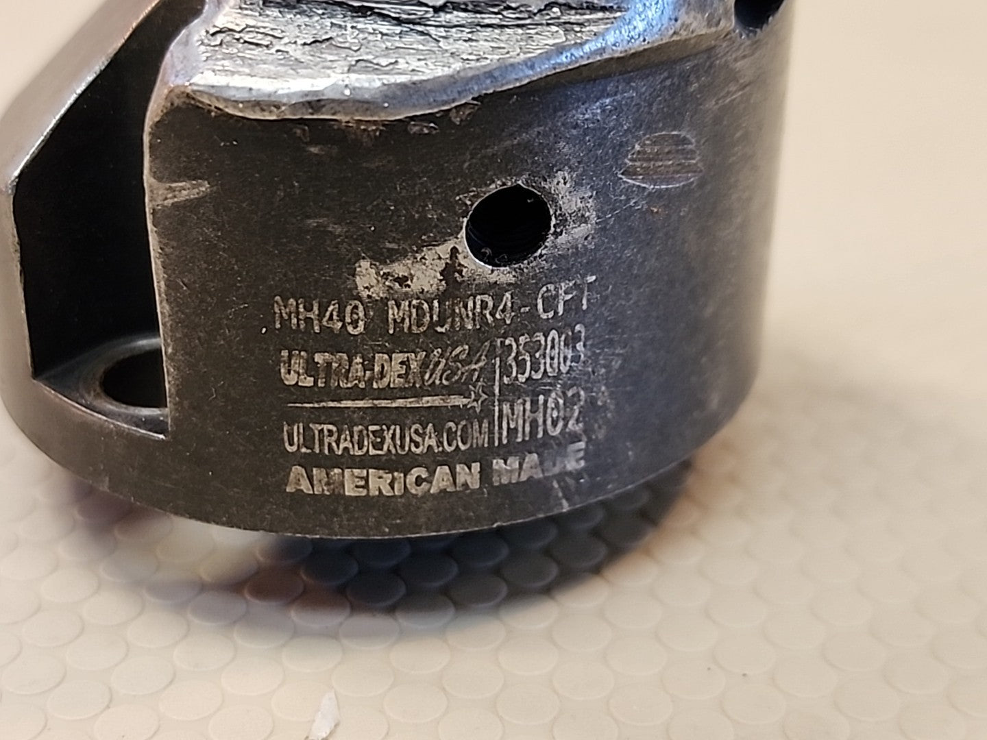 Ultra-Dex USA  MH40-MDUNR-4 CFT Indexable Modular Lathe Turning Head Used