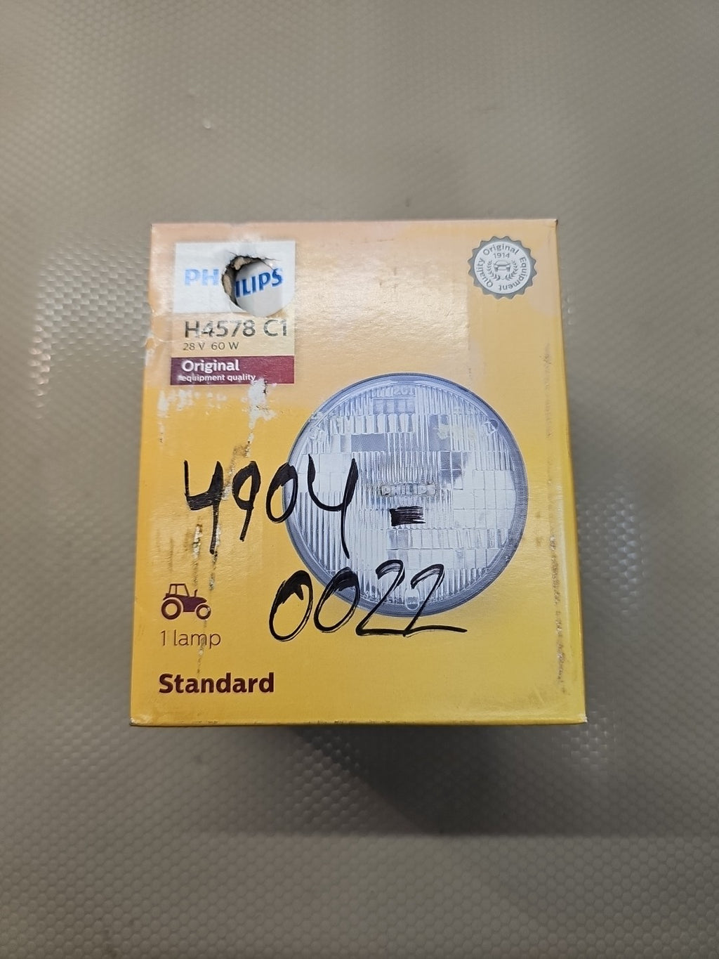 Phillips H4578C1 Standard Sealed Beam H4578 Headlight Bulb