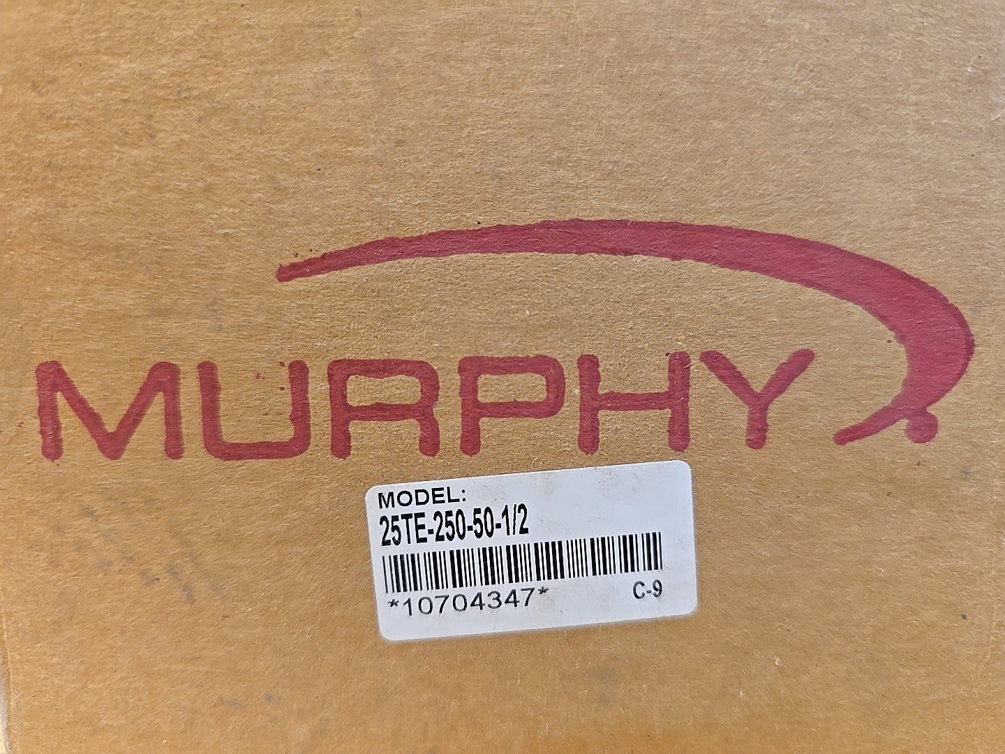 Murphy 25TE-250-25-1/2 Temperature Swichgage, Part No. 10704347 NEW