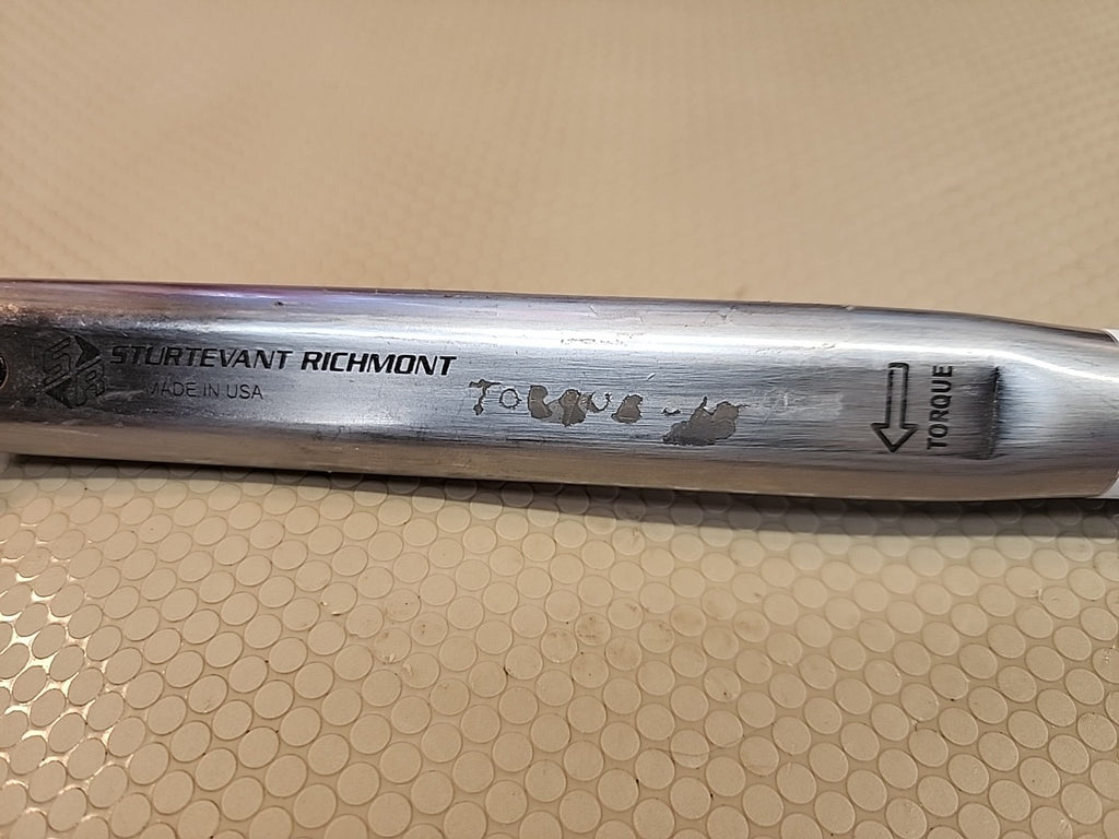 Sturtevant Richmont 14.5" LTC Preset Torque Wrench w/ Calibration (150-750inlbs)