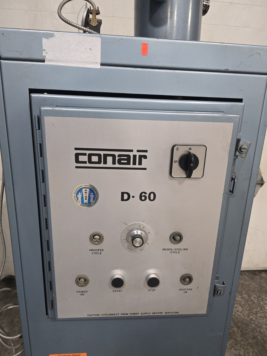 CONAIR FRANKLIN Desiccant Dryer Air Dryer Industrial D60 #134165 *WORKING*