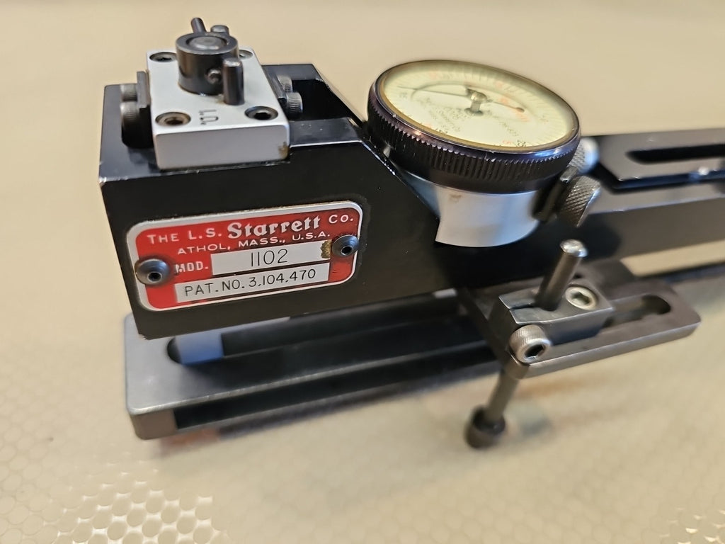 Starrett 1102 1-12" .0005" Shallow Indicator Diameter Gages *CLEAN*