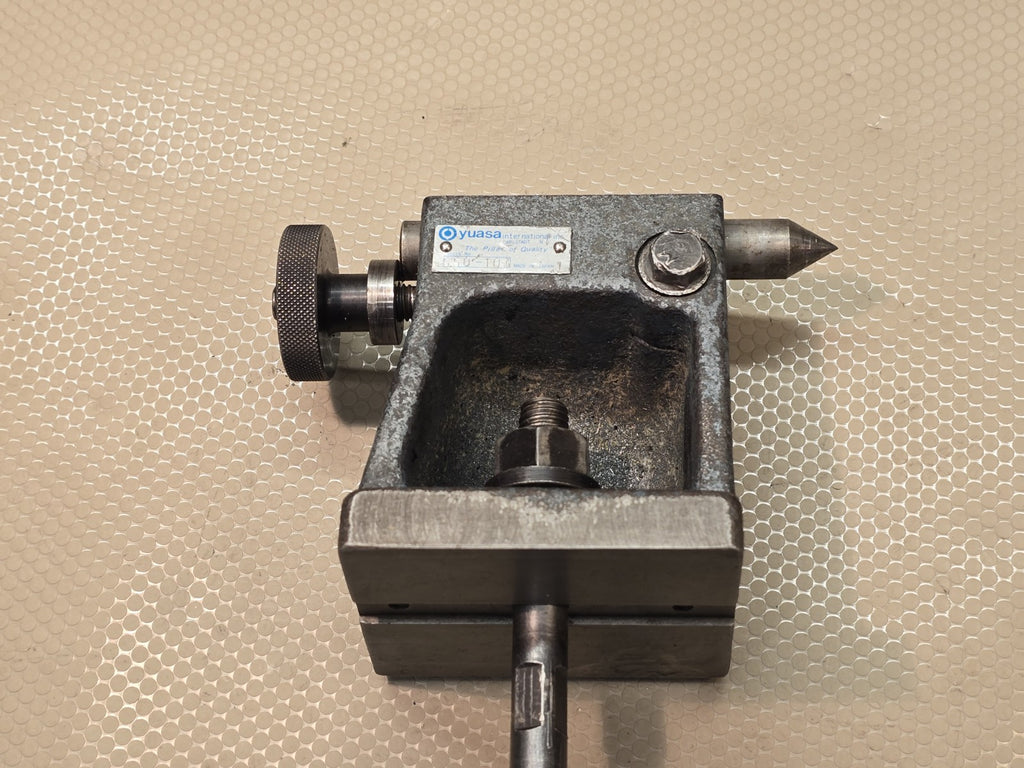 YUASA 550-103 TAILSTOCK 102mm BASE TO CENTER W/ .875" RISER