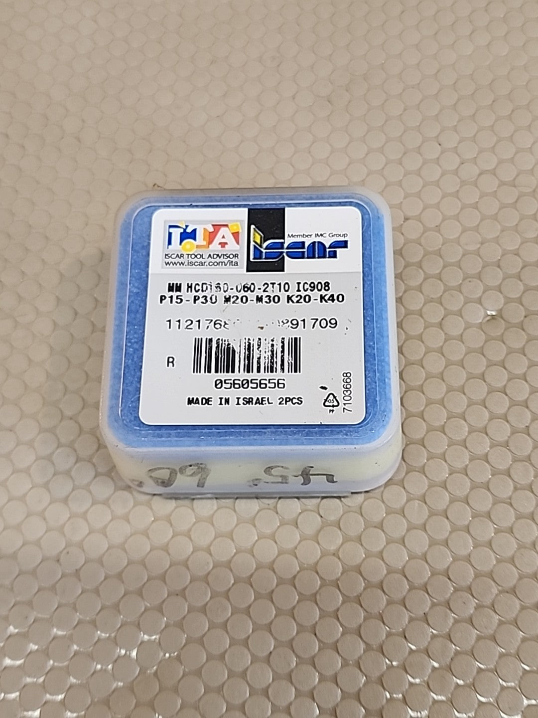 ISCAR Multi Master MM. HCD 160-060-2T 10 IC908 CARBIDE INSERT SET